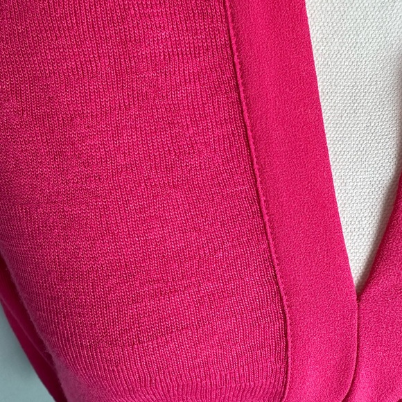 Sanctuary Sweater Size M Dark Pink V-Neck Long Sleeves Lightweight - Picture 4 of 12